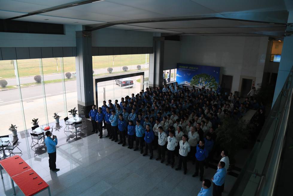 南昌海立举行“规范开局，技术、管理双归零—2013年NHEC质量誓师礼”
