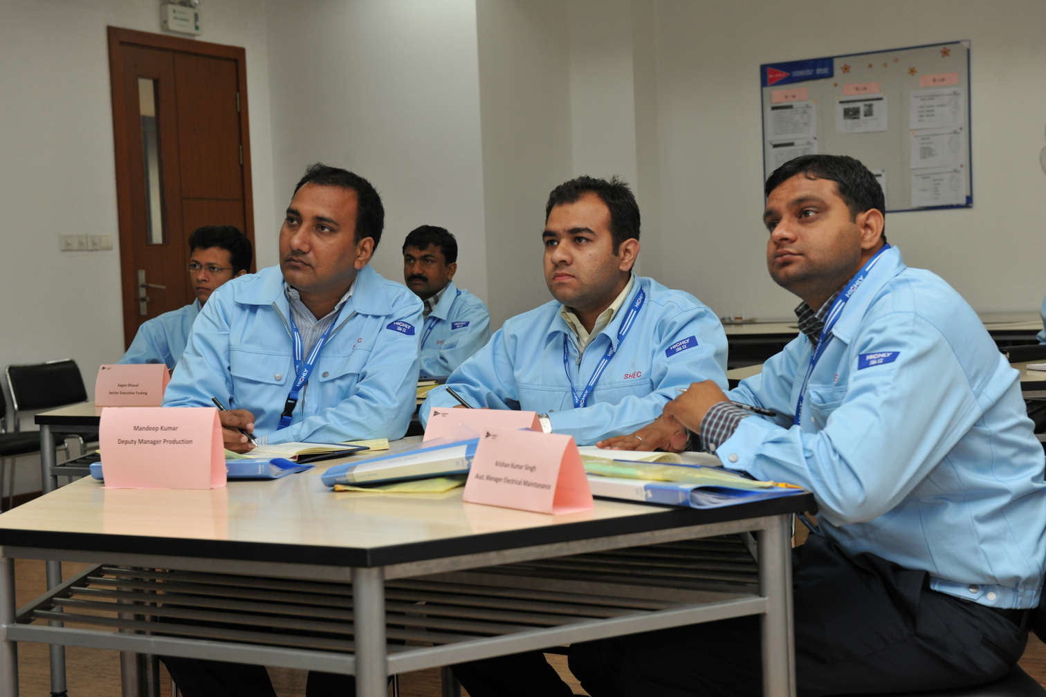 第二批海立印度的印度籍管理员工接受培训